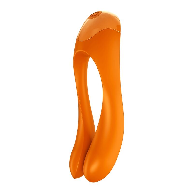 SATISFYER - VIBRATEUR DOIGTS CANDY CANE ORANGE SATISFYER VIBRATOR