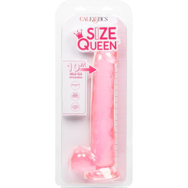 CALEXOTICS - GODE REINE TAILLE ROSE 25.5 CM CALEXOTICS