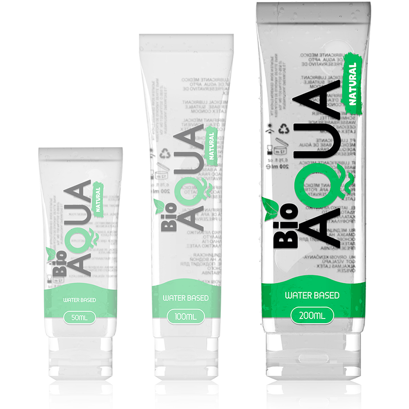 BIOAQUA - LUBRIFIANT INGRÉDIENTS NATURELS À BASE D''EAU 200 ML BIOAQUA