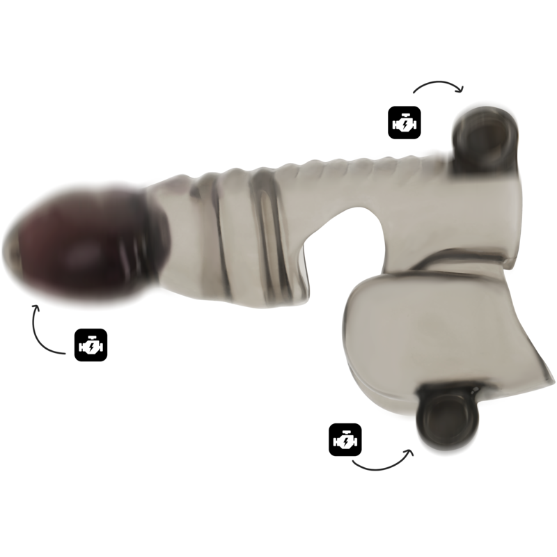 OHMAMA - GAINE PÉNIS ET TESTICULES 3 MOTEURS OHMAMA