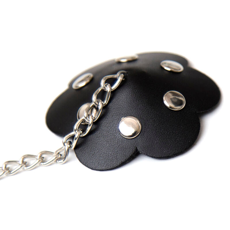 OHMAMA FETISH - BOUCLIER DE NIPPE PÉTALE AVEC CHAÎNE OHMAMA FETISH