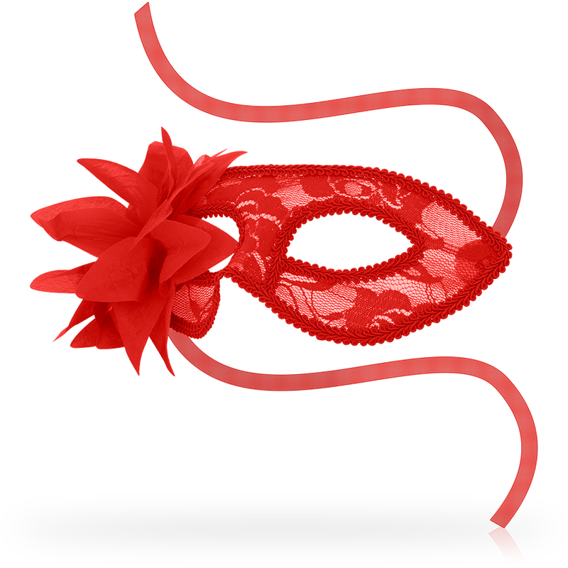 OHMAMA - MASQUES MASQUES DENTELLE ET FLEUR ROUGE OHMAMA MASKS