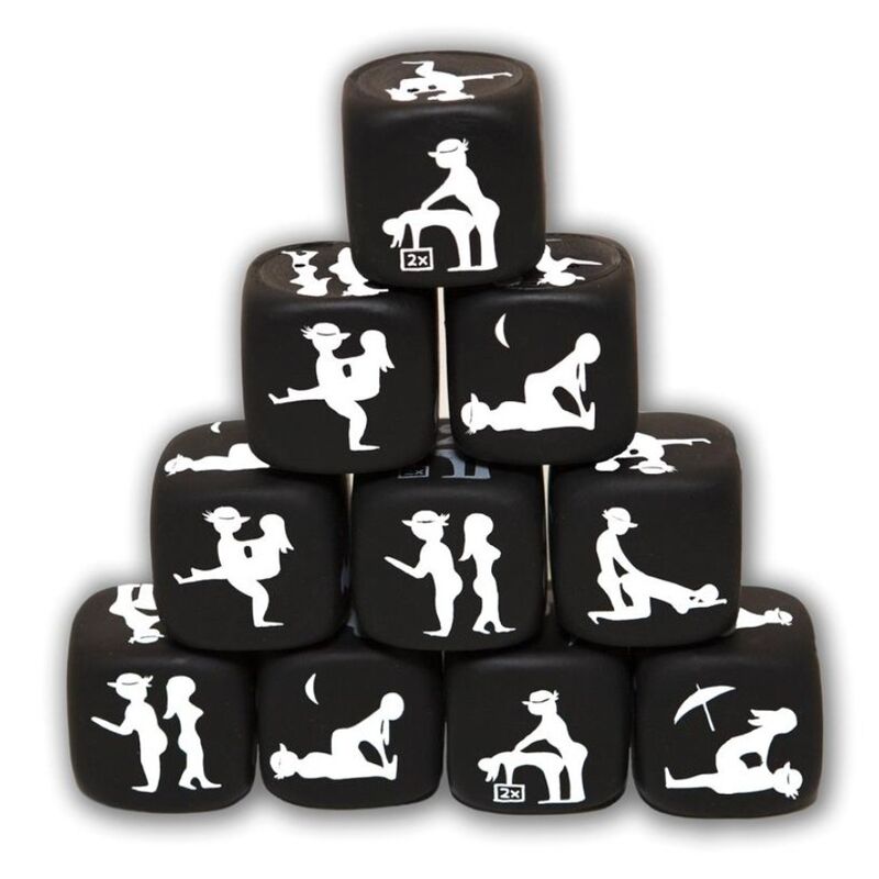 DIABLO PICANTE - JEU DE DÉS DE POSTURE NOIR DIABLO PICANTE