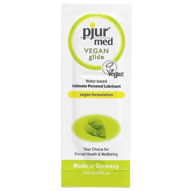 PJUR - MED LUBRIFIANT BASE EAU VEGAN GLIDE 2 ML PJUR