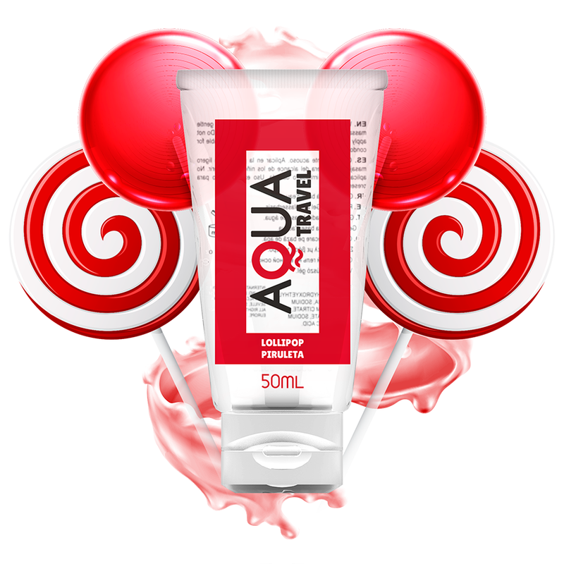 AQUA TRAVEL - LUBRIFIANT À BASE D''EAU SAVEUR LOLLIPOP - 50 ML AQUA TRAVEL