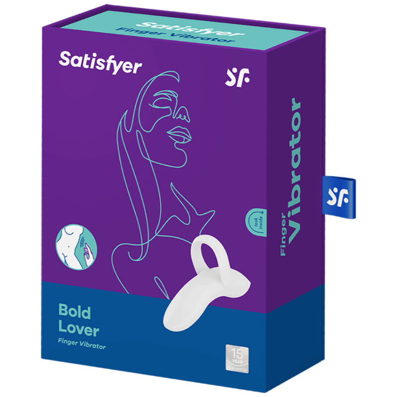 SATISFYER - VIBRATEUR DOIGTS BOLD LOVER BLANC SATISFYER VIBRATOR