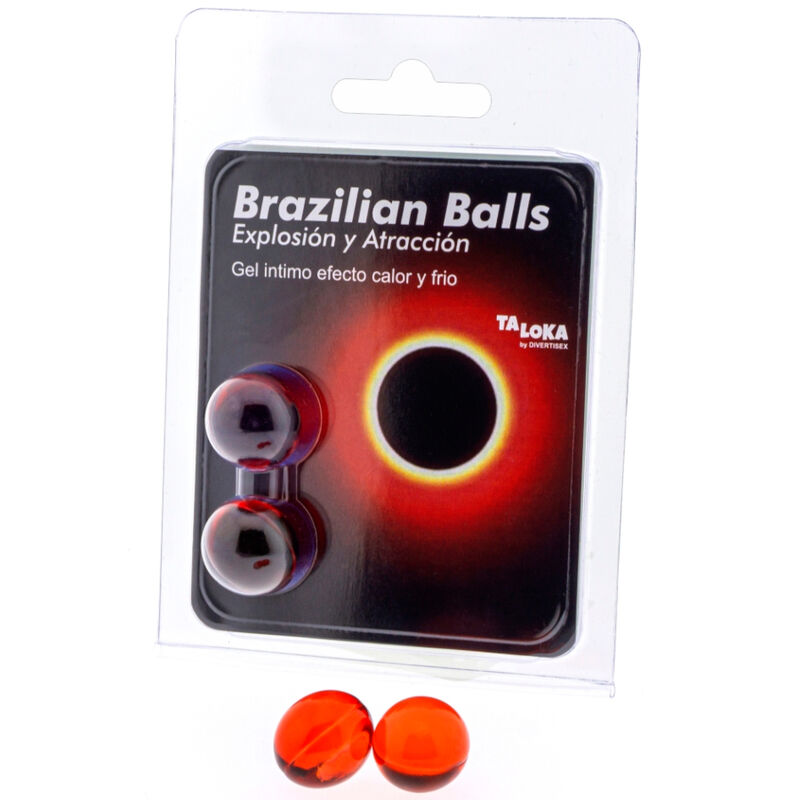 TALOKA - 2 BOULES BRÉSILIENNES GEL EXCITANT EFFET CHAUD & FROID TALOKA