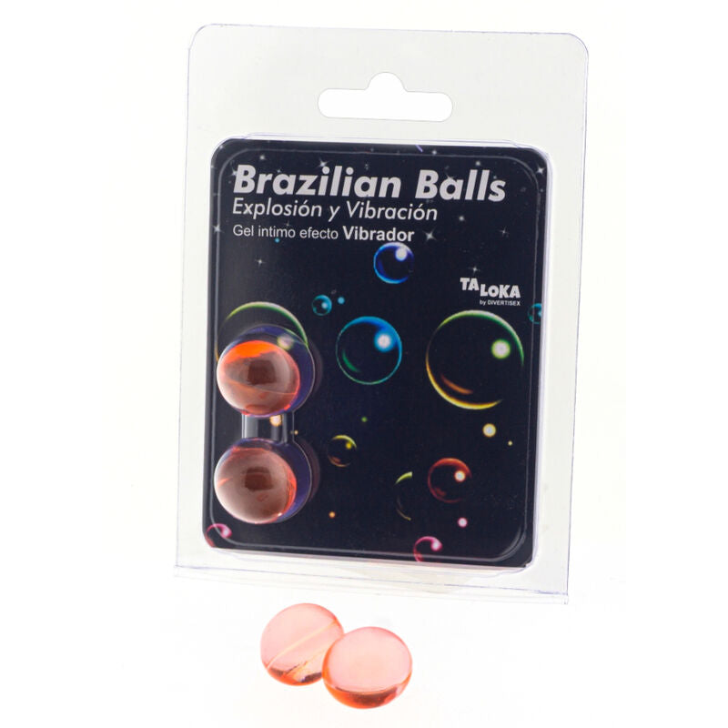 TALOKA - 2 BALLES BRÉSILIENNES GEL EXCITANT EFFET VIBRANT TALOKA