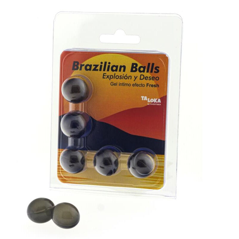 TALOKA - 5 BOULES BRÉSILIENNES GEL EXCITANT EFFET FRAIS TALOKA