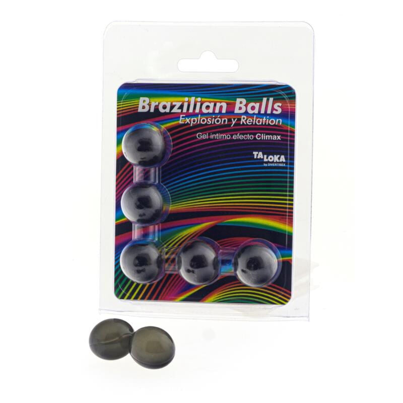 TALOKA - 5 BOULES BRÉSILIENNES GEL EXCITANT EFFET CLIMAX TALOKA