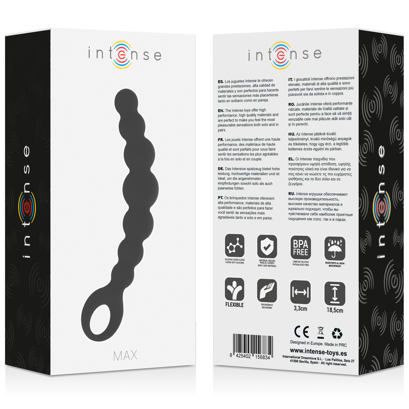 INTENSE - BILLES ANAL MAX NOIR INTENSE ANAL TOYS