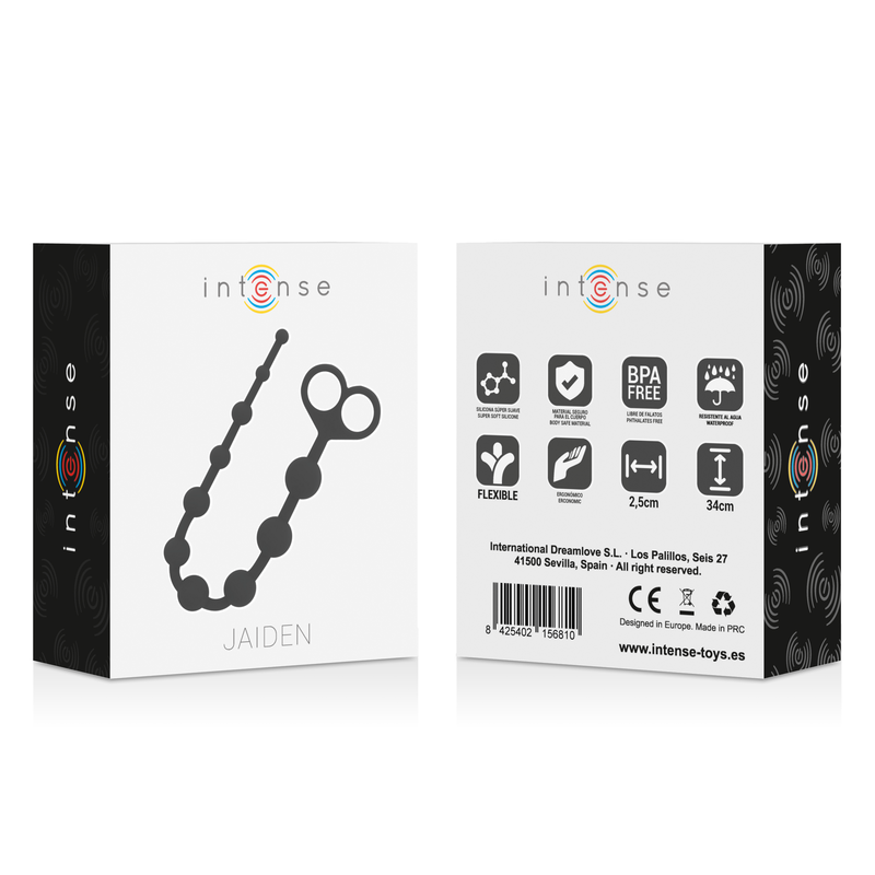 INTENSE - BILLES ANAL JAIDEN NOIR INTENSE ANAL TOYS