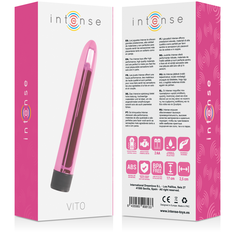 INTENSE - VIBRATEUR VITO ROSE INTENSE FUN TOYS