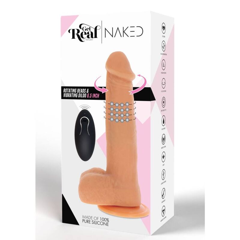 GET REAL - PEAU DE GODE VIBRANT BILLES ROTATIVES GET REAL
