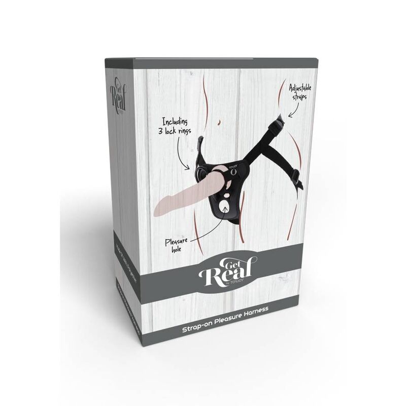 GET REAL - HARNAIS DE PLAISIR STRAP-ON NOIR GET REAL