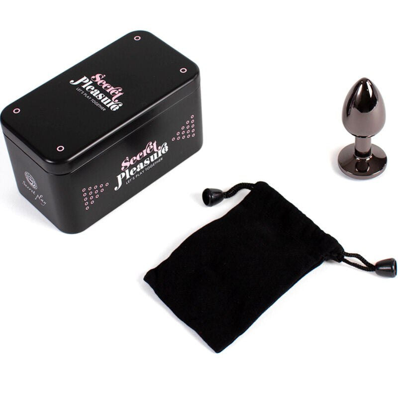SECRETPLAY - PLUG ANAL EN GUNMETAL PETITE TAILLE 7 CM SECRETPLAY TOYS