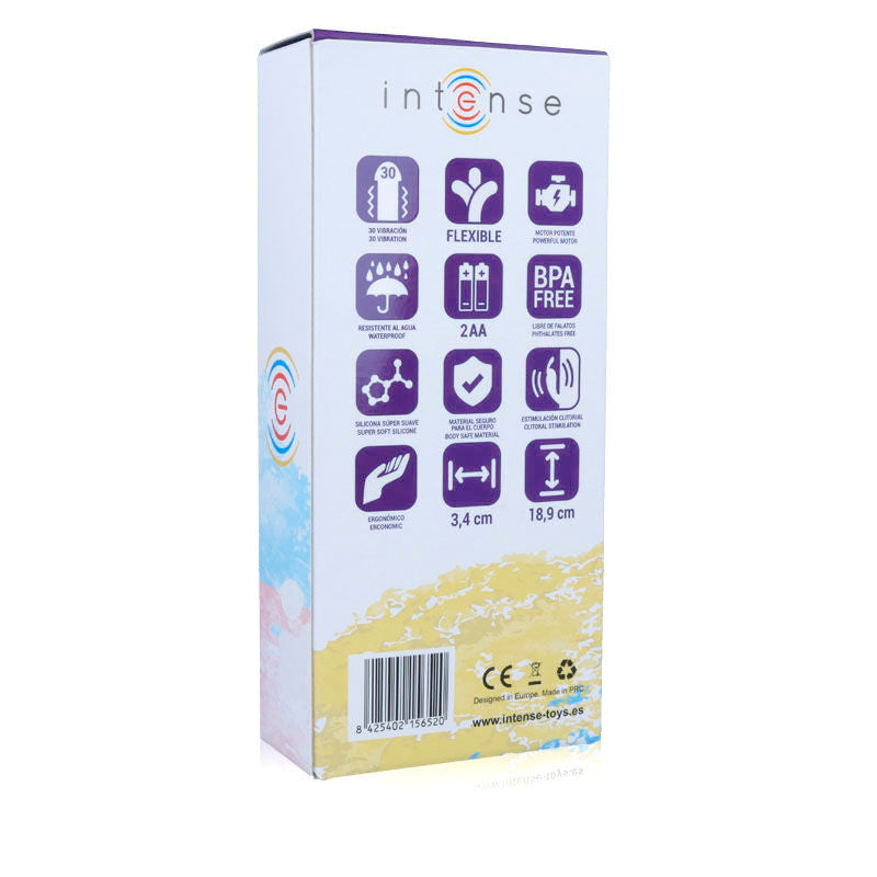 INTENSE - VIBRATEUR HILARI LILAS SILICONE LUXE INTENSE FUN TOYS