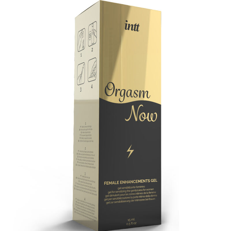INTT LUBRICANTS - GEL STIMULANT VAGIN INTENSE AVEC APPLICATEUR VIBRATEUR INTT LUBRICANTS