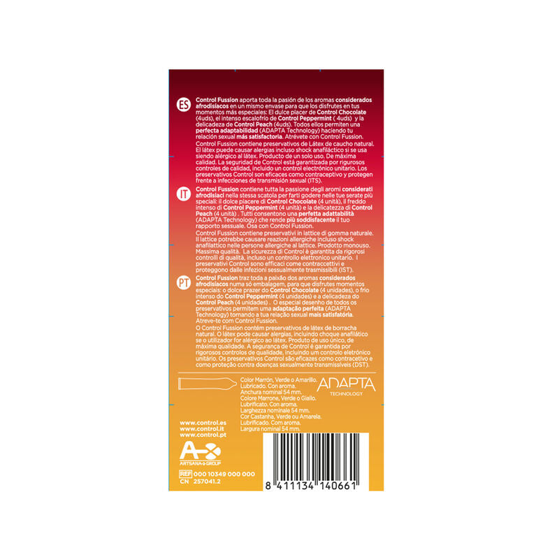 CONTROL - FUSSION CONDOMS 12 UNITS CONTROL CONDOMS