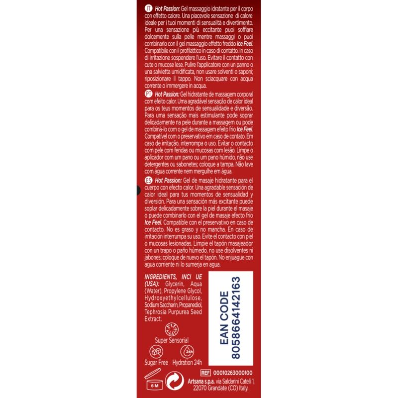 CONTROL - PASSION CHAUDE GEL 3 EN 1 200 ML CONTROL LUBES