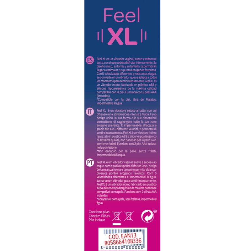 CONTROL - BALLE VIBRANTE FEEL XL CONTROL TOYS