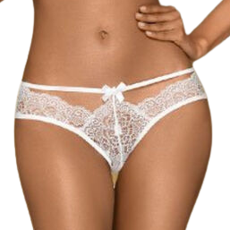 PENTHOUSE - CULOTTE ADORE ME BLANC S/M PENTHOUSE THONG
