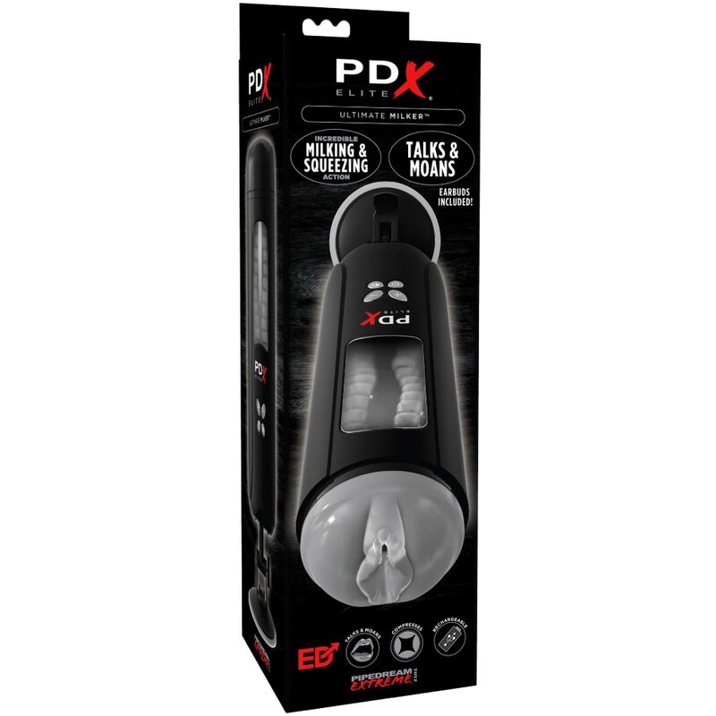 PDX ELITE - STROKER ULTIMATE MILKER AVEC VOIX PDX ELITE