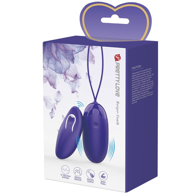 PRETTY LOVE - BERGER YOUTH OEUF VIBRANT TÉLÉCOMMANDÉ VIOLET PRETTY LOVE YOUTH