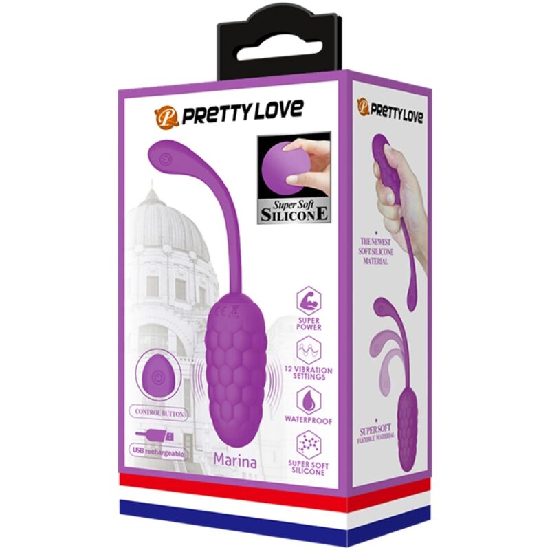PRETTY LOVE - OEUF VIBRANT TEXTURE MARINE RECHARGEABLE VIOLET PRETTY LOVE SMART