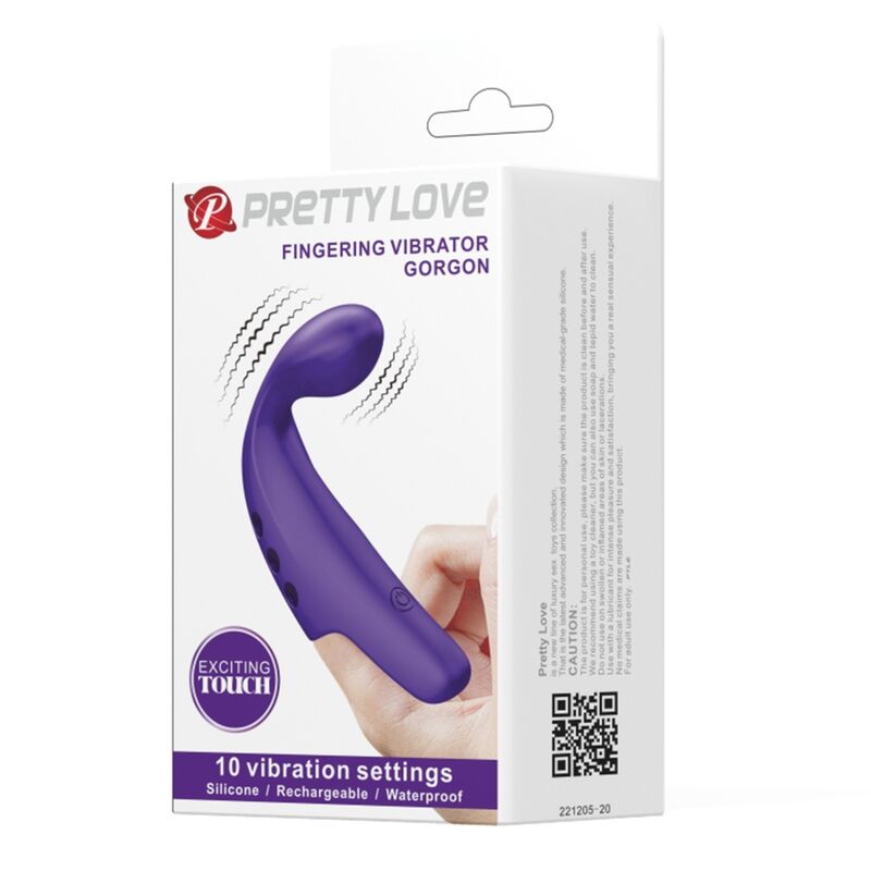 PRETTY LOVE - VIBRATEUR DOIGT RECHARGEABLE GORGON VIOLET PRETTY LOVE SMART