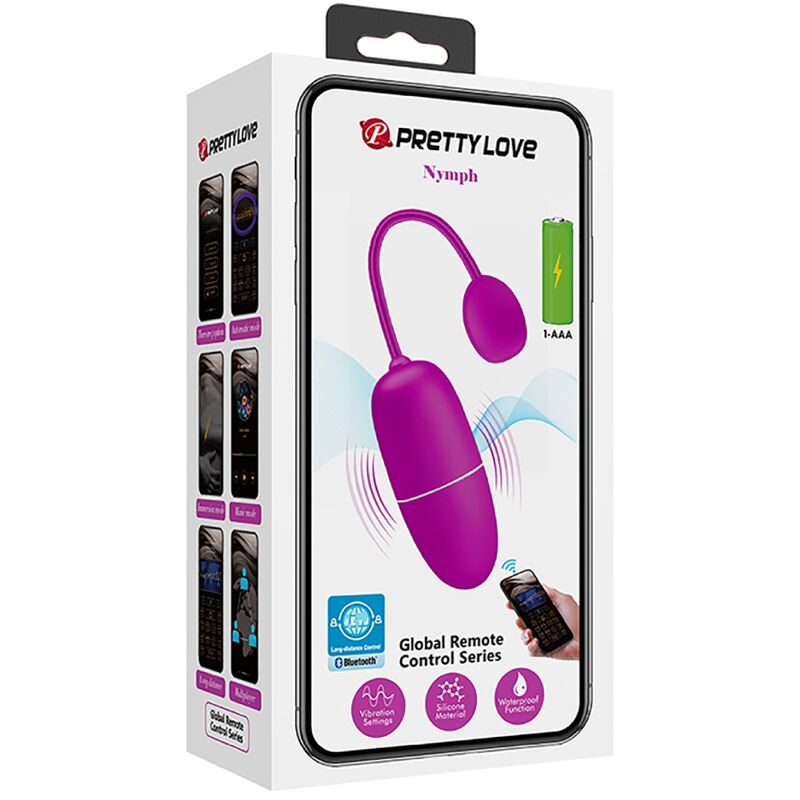 PRETTY LOVE - OEUF VIBRANT NYMPHE APP CONTRÔLÉ VIOLET PRETTY LOVE BOTTOM