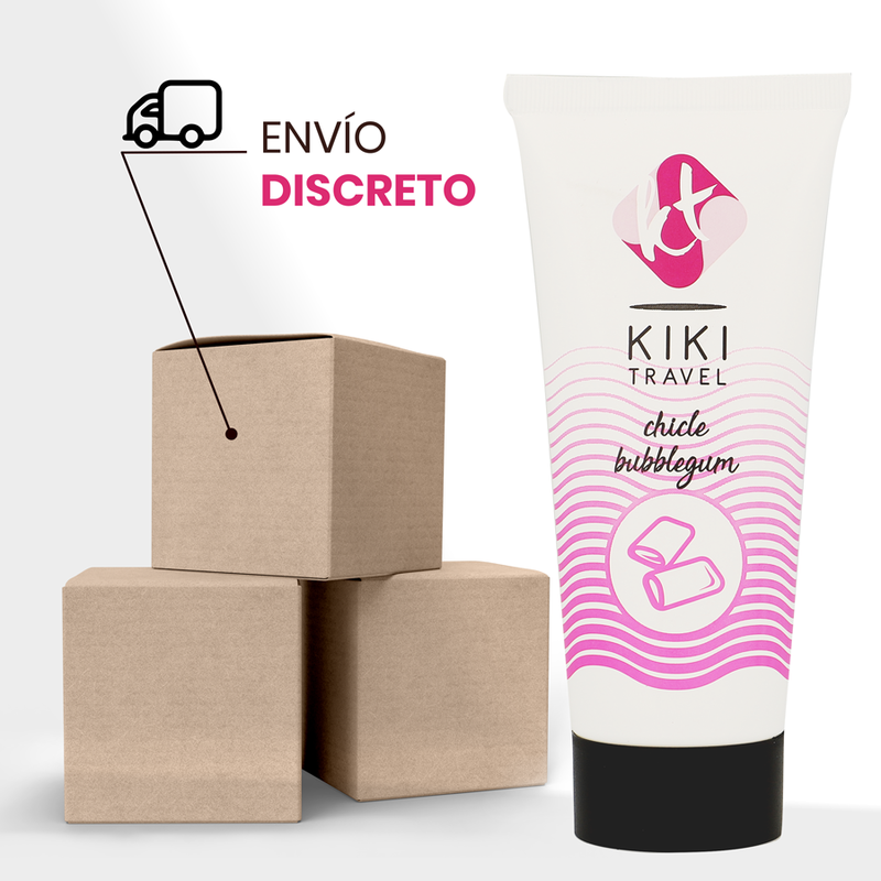 KIKÍ TRAVEL - LUBRIFIANT GOMME FRAISE 50 ML KIKÍ TRAVEL