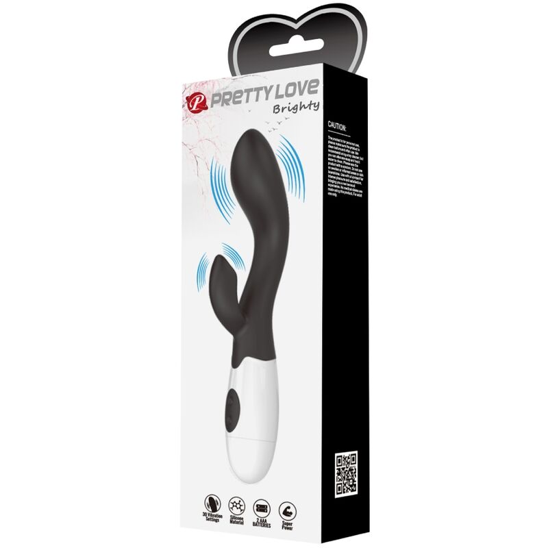 PRETTY LOVE - BRIGHTY VIBRATEUR POINT G NOIR PRETTY LOVE FLIRTATION