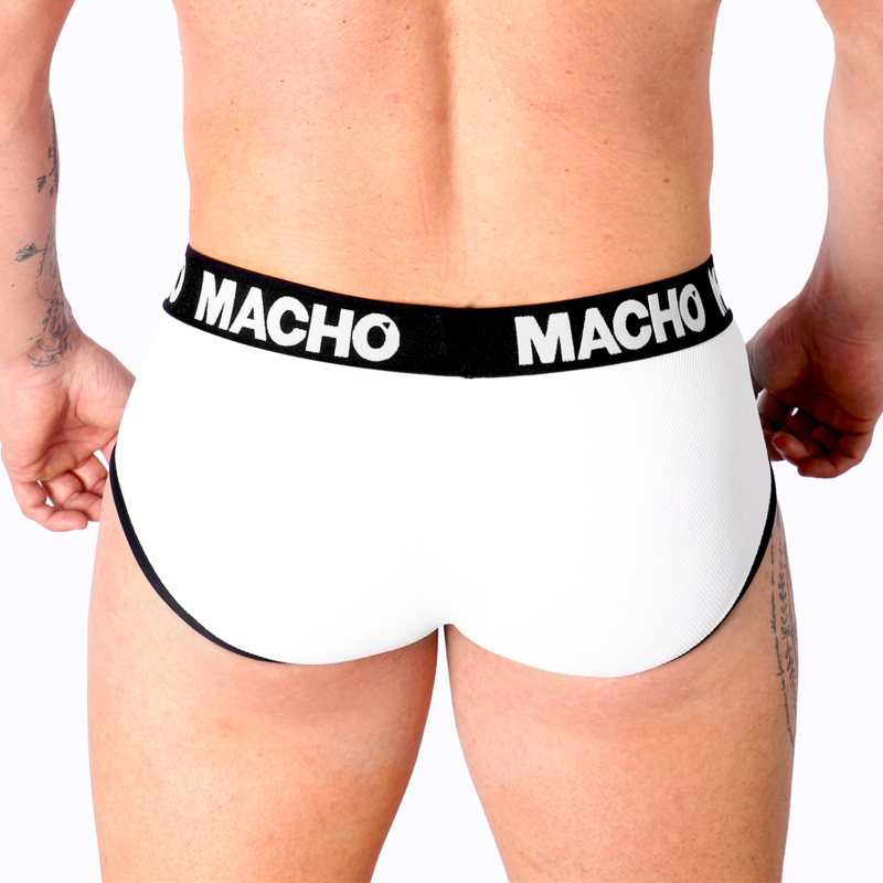 MACHO - MS30BL SLIP BLANC L MACHO UNDERWEAR