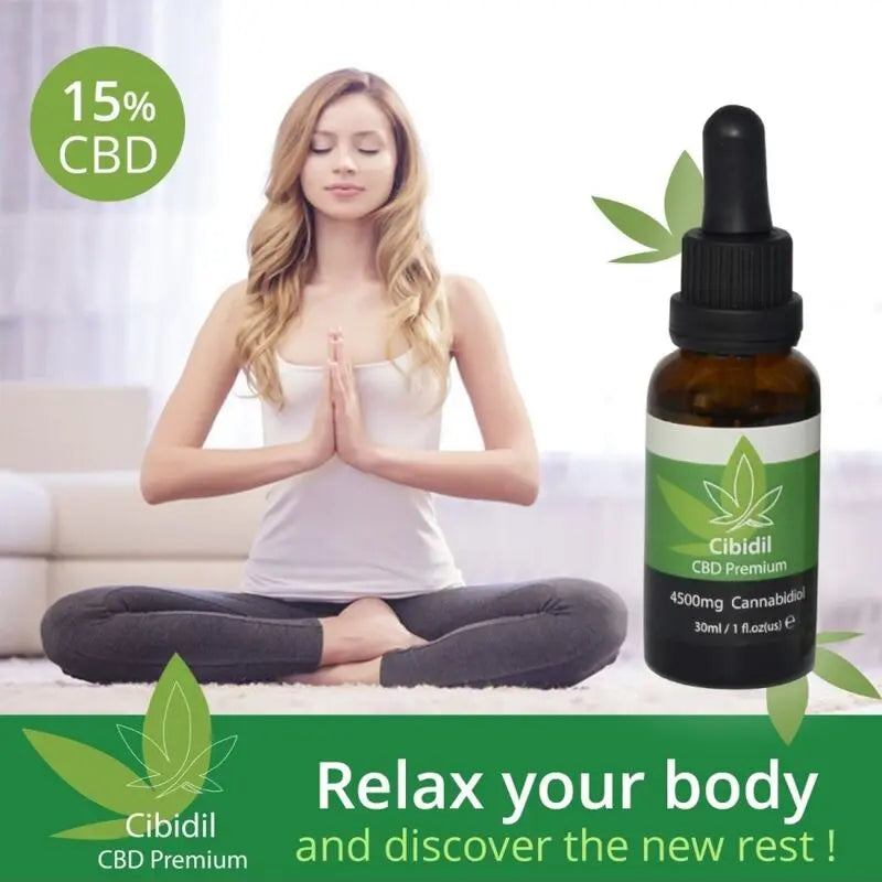 500 COSMETICS - CIBIDIL HUILE DE CBD RELAXANTE 15 % 30 ML 500COSMETICS