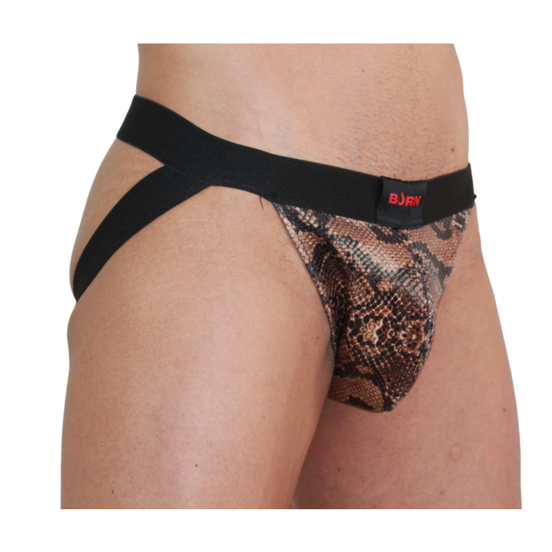 BURN - 002 JOCK SNAKE NOIR L BURN