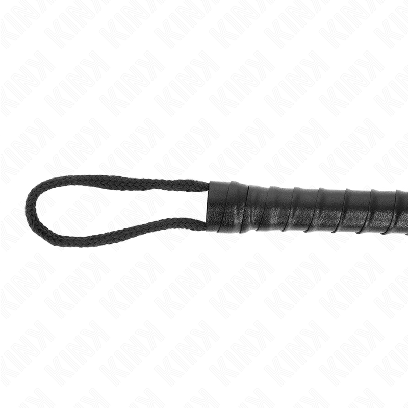 KINK - FOUET CORDE NOIRE 56 CM KINK IMPACT & TOUCH