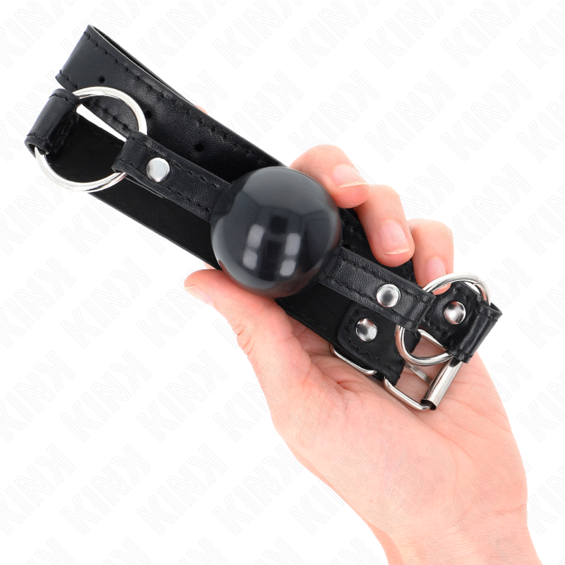 KINK - BALLE TPE NOIRE 4 CM BAG 60 x 2 CM KINK COLLAR & GAG