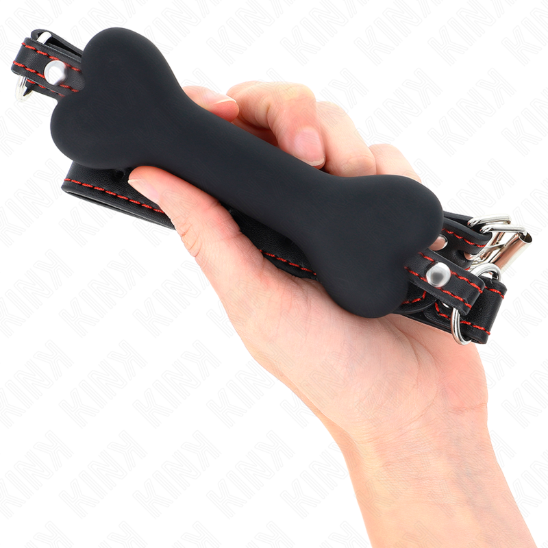 KINK - BÂTON NOIR OS 12 CM 63 x 2 CM KINK COLLAR & GAG