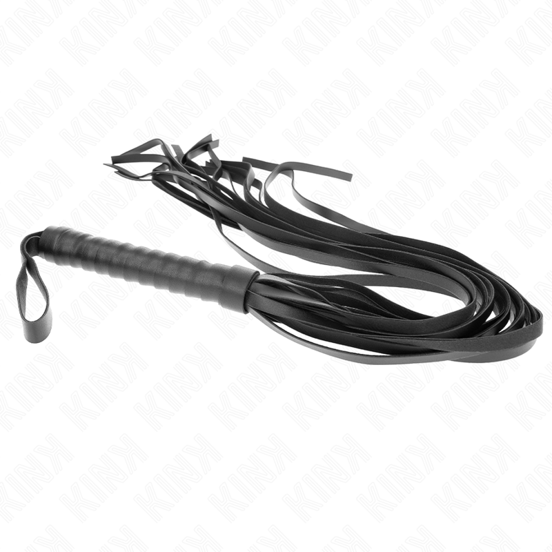 KINK - FOUET NEGRO MANCHE COURT LONG QUEUE 70 CM KINK IMPACT & TOUCH