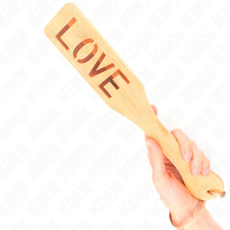KINK - PALETTE EN BAMBOU MOT AMOUR 32 X 5,5 CM KINK IMPACT & TOUCH