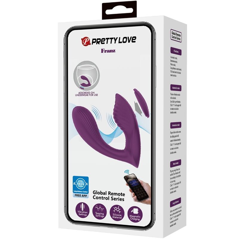 PRETTY LOVE - FRANZ MASSEUR ET VIBRATEUR APPLICATION GRATUITE VIOLET PRETTY LOVE