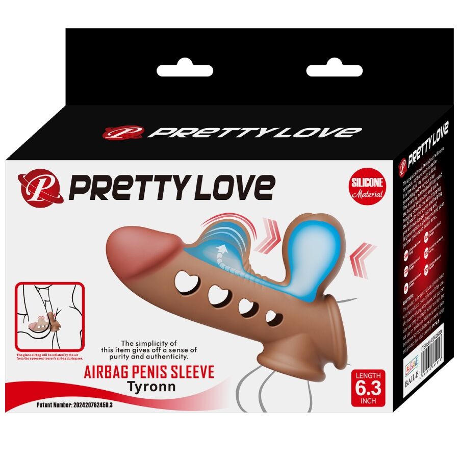 PRETTY LOVE - MANCHON PÉNIS TYRONN AVEC AIRBAG PRETTY LOVE