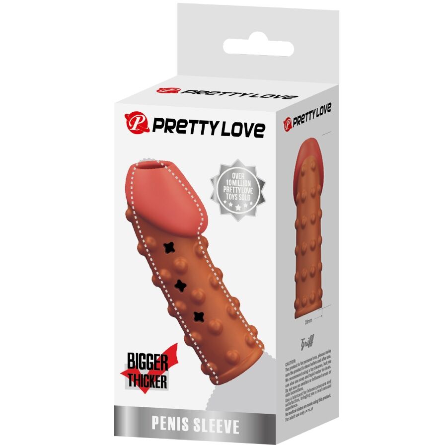 PRETTY LOVE - MANCHON DE PÉNIS SERRÉ ET VOLUMISANT NATUREL PRETTY LOVE MALE