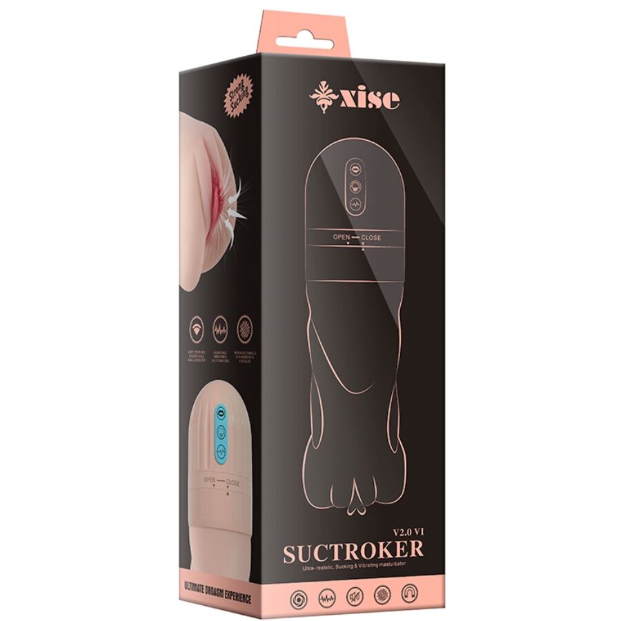 XISE - SUCTROKER V2.0 VI MASTURBATEUR VAGINAL AVEC VIBRATION XISE