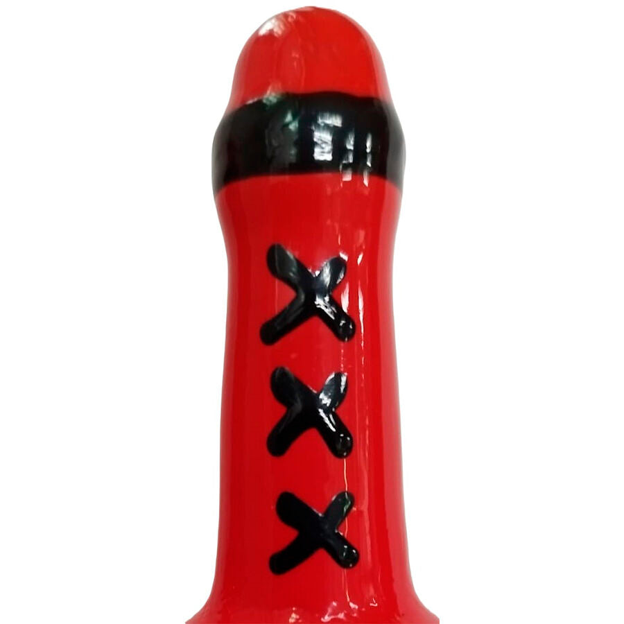 CONDOMERIE - PRÉSERVATIFS FANTAISIE PEINTS À LA MAIN AMSTERDAM ROUGE CONDOMERIE