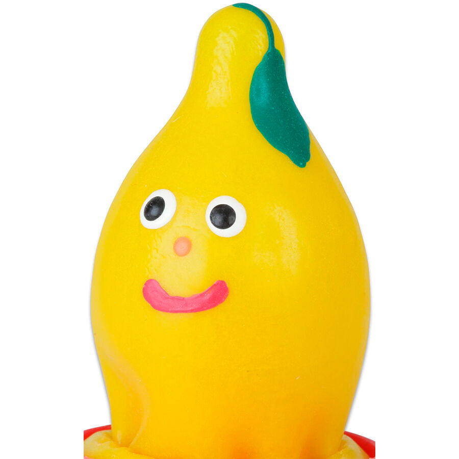 CONDOMERIE - PRÉSERVATIFS FANTAISIE PEINTS À LA MAIN CITRON CONDOMERIE