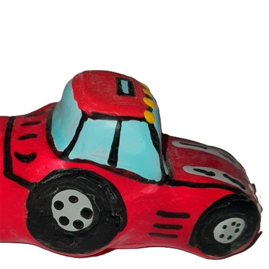 CONDOMERIE - PRÉSERVATIFS FANTAISIE PEINTS À LA MAIN TRACTEUR ROUGE XL CONDOMERIE