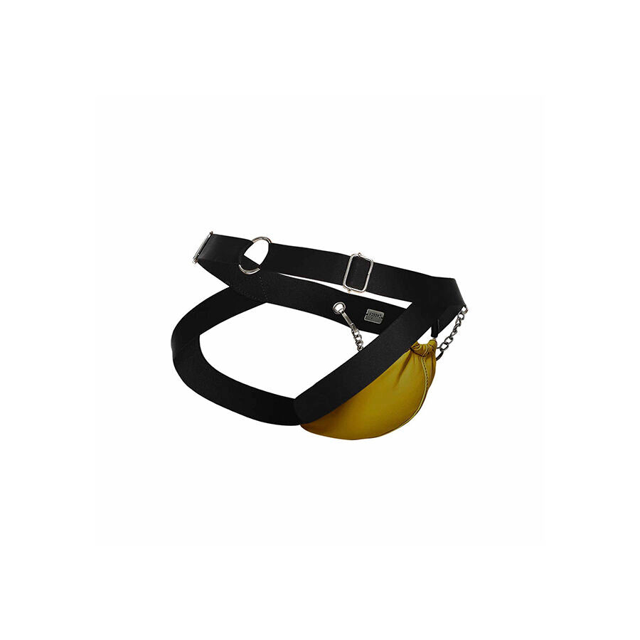 MOB - JOCKSTRAP JAUNE DNGEON AVEC CHAÎNES TAILLE UNIQUE MOB