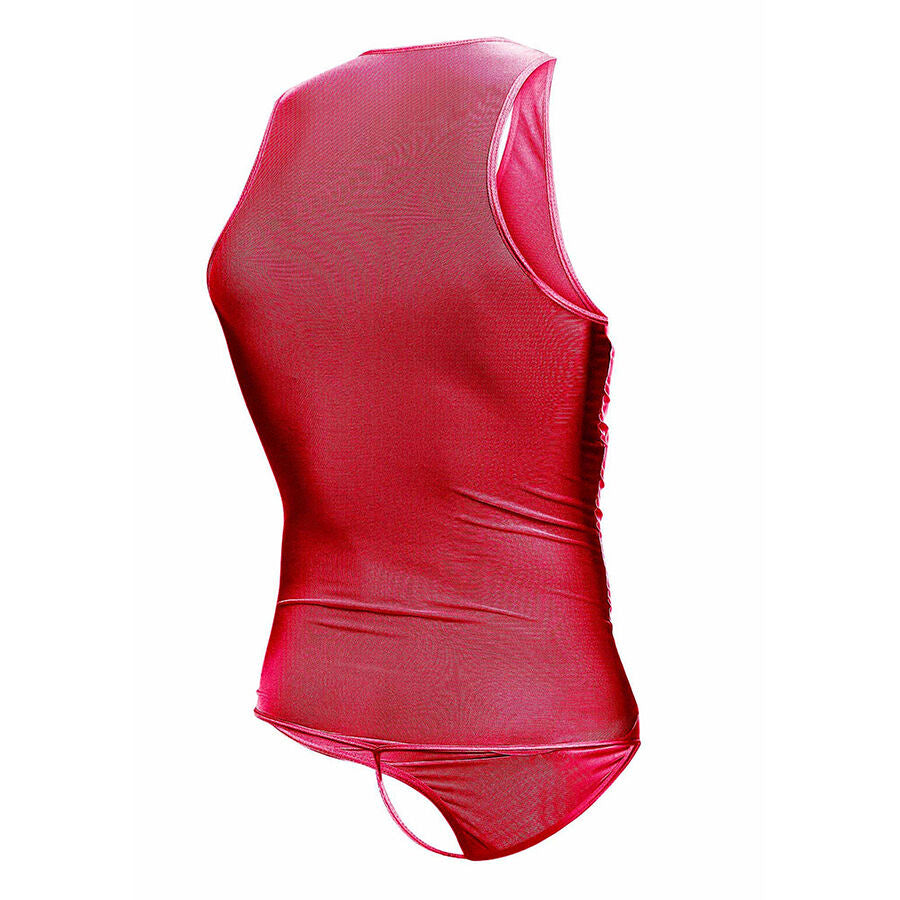 MOB - BODY TRANSPARENT ROUGE TAILLE L/XL MOB